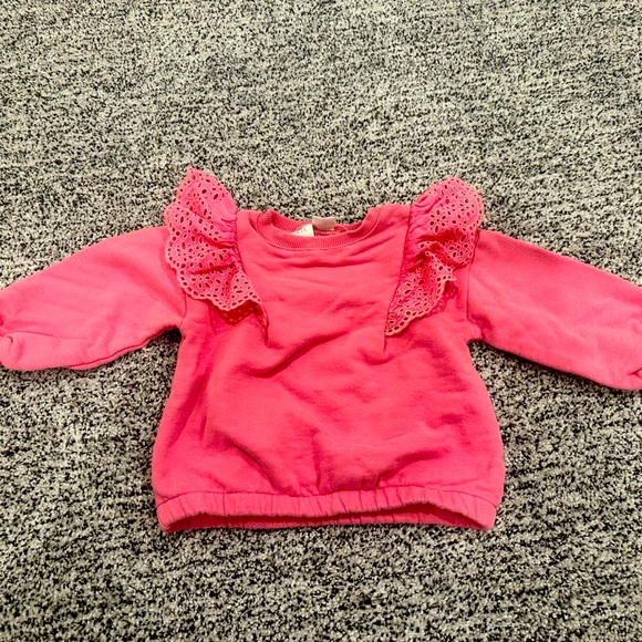 Zara Other - Zara kids ruffle sleeve sweater size 2-3T